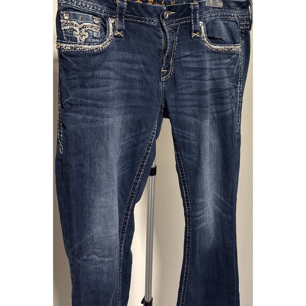Womens Rock Revival jeans size 29 Boris Boot Diamond sequins MSRP $179 - Picture 9 of 13